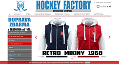 Desktop Screenshot of hockey-factory.cz